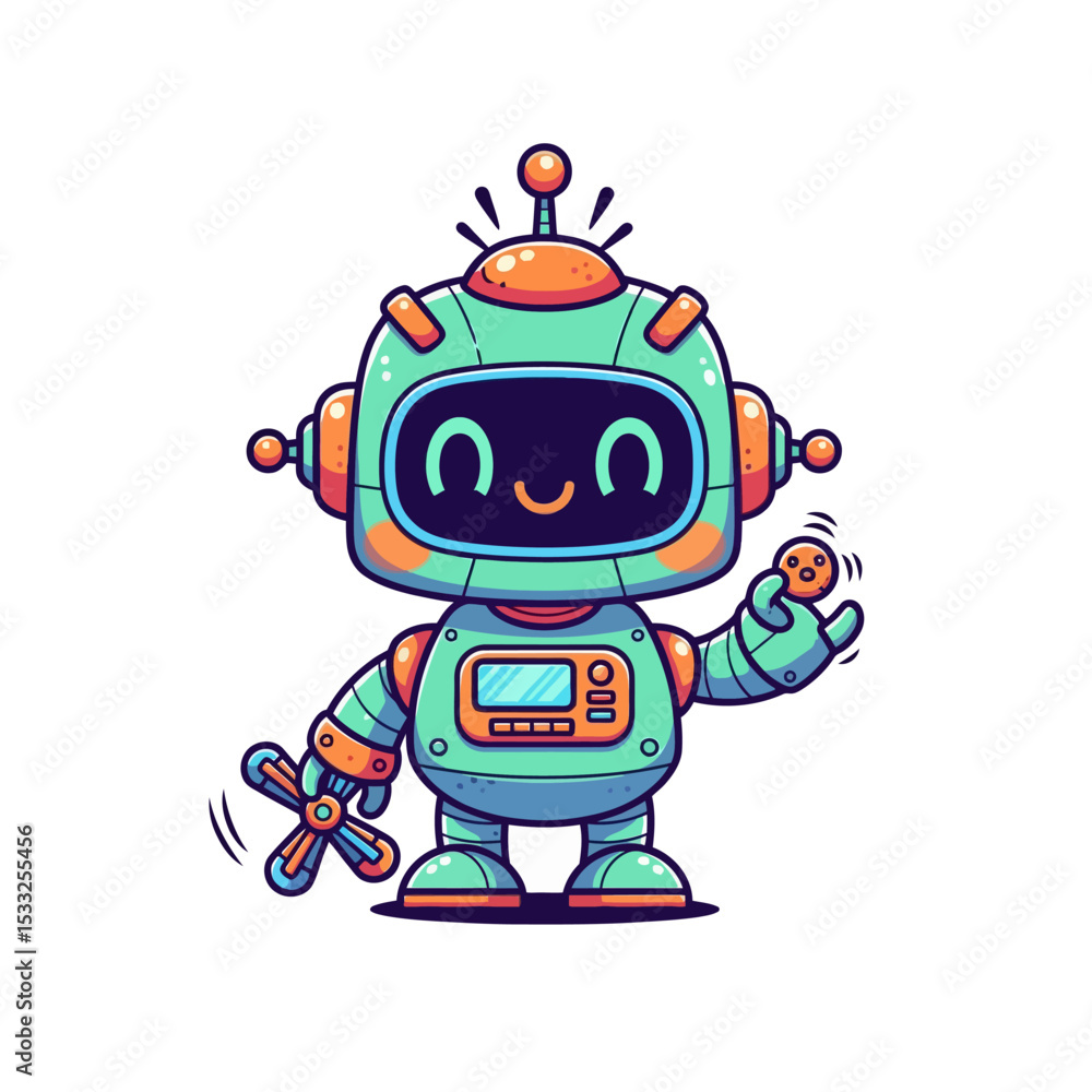 cute robot AI in 2030 very cool cute robot AI in 2030 very cool