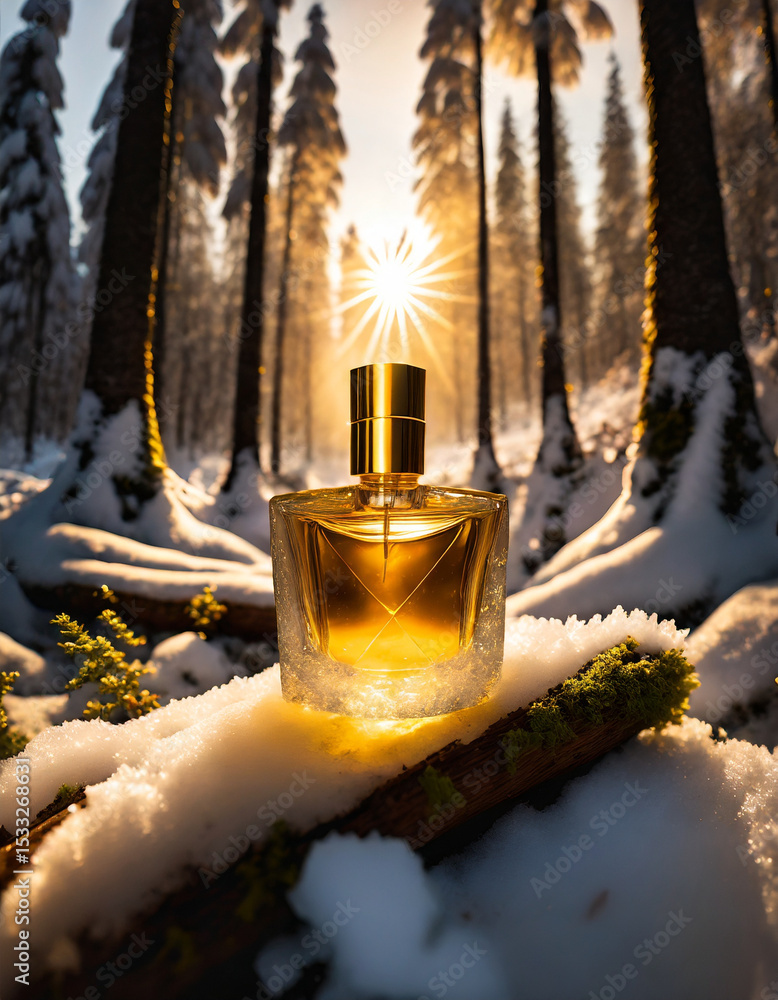 Fototapeta premium perfume en el bosque