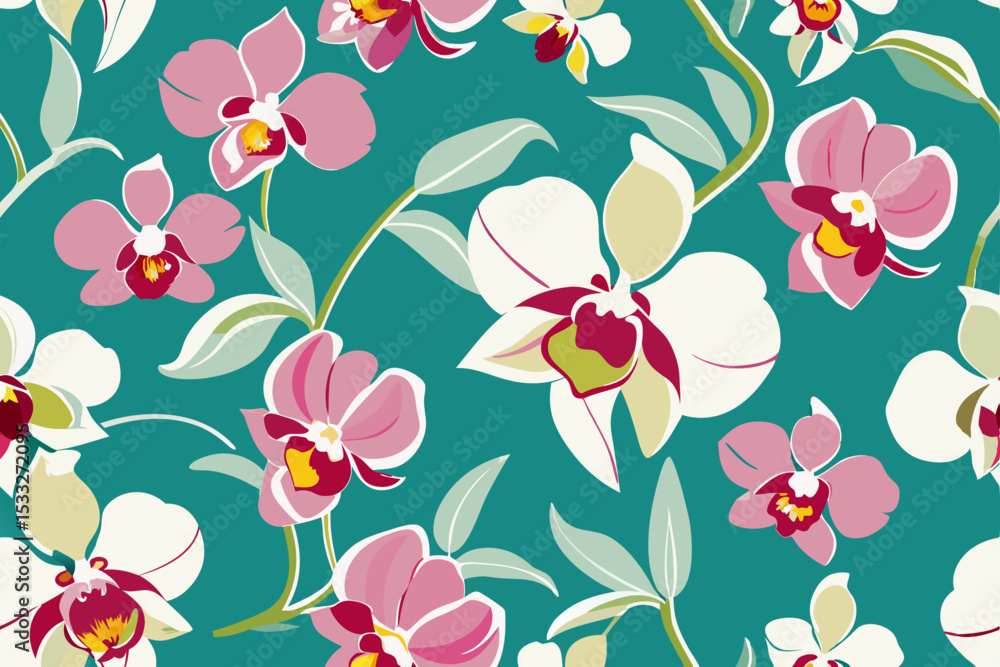 seamless pattern with flowers seamless pattern with flowers