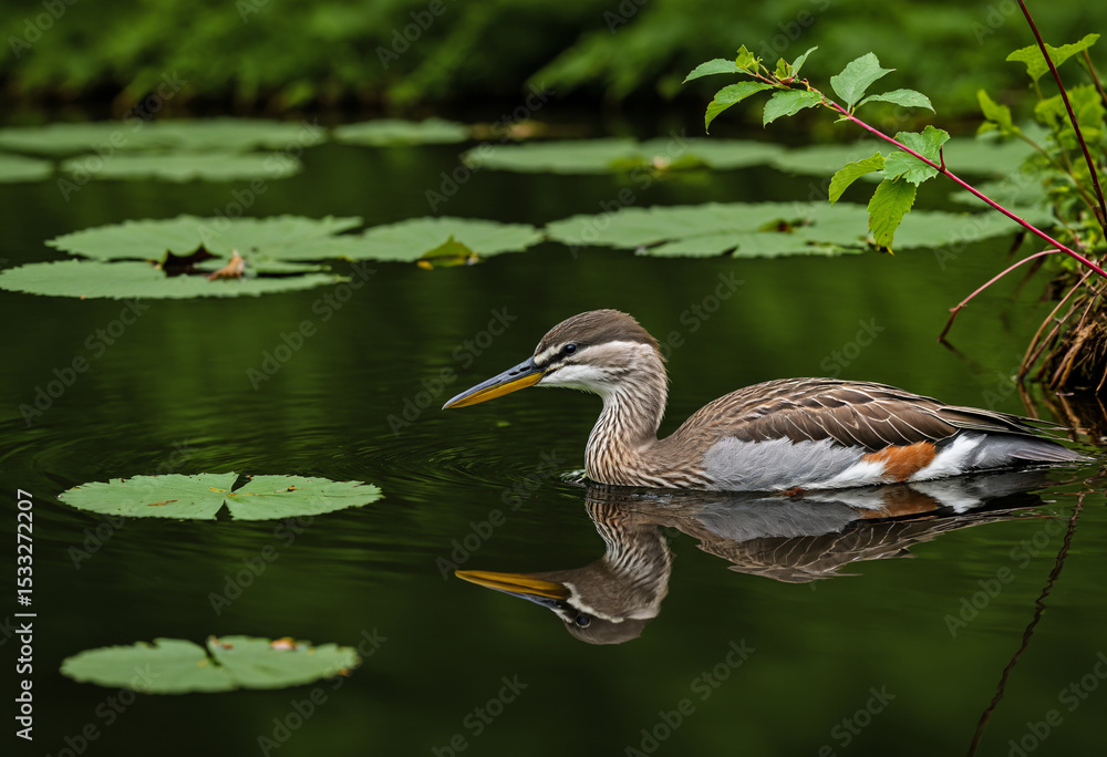 Fototapeta premium duck in the pond