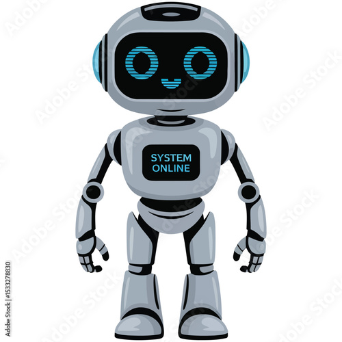 blue screen robot