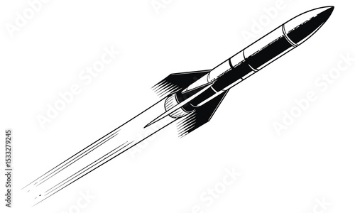 rocket vector illustration