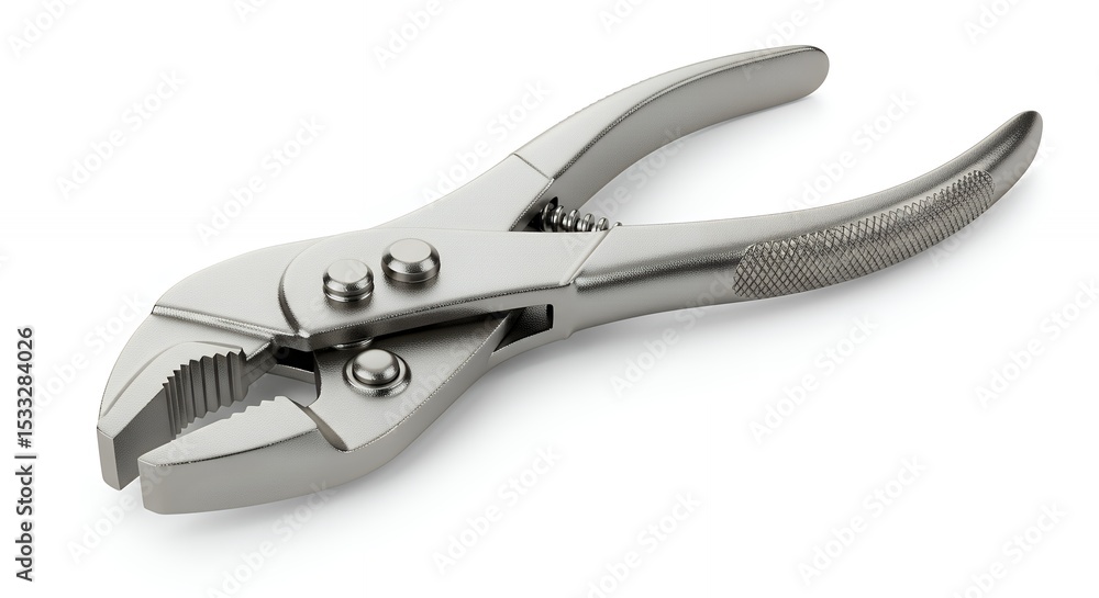 Metal pliers isolated on white background Metal pliers isolated on white background