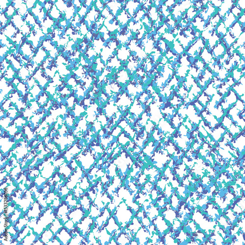 A noisy texture with blue tones in the form of a grid or lattice.