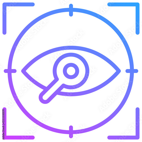 Focused Eye Icon