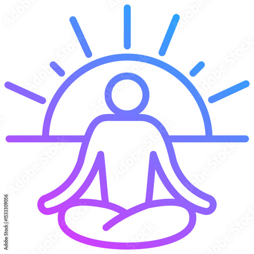 Sunrise Mindfulness Icon