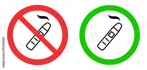 Vaping icon vector 