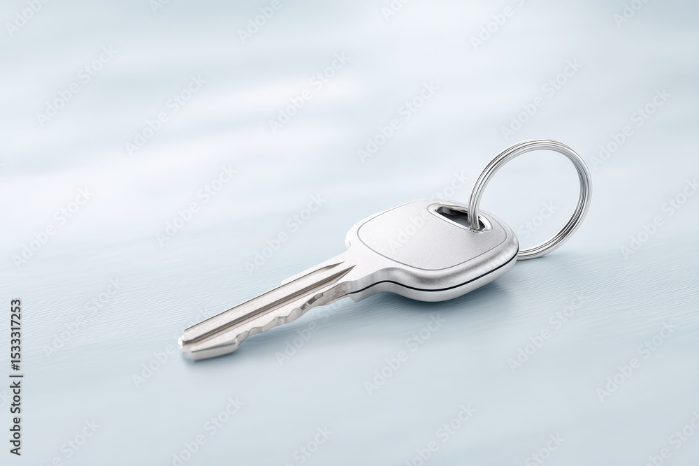 minimalistic representation of car key on clean ultrabright background focusing on intricate texture and subtle minimalistic representation of car key on clean ultrabright background focusing on intricate texture and subtle