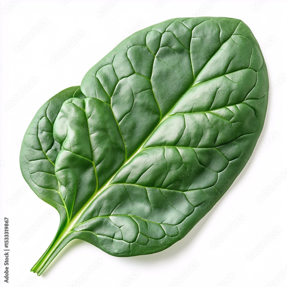 Obraz premium Fresh Organic Spinach Leaves. Vibrant and Nutrient-rich Greens for Healthy Cooking and Diet