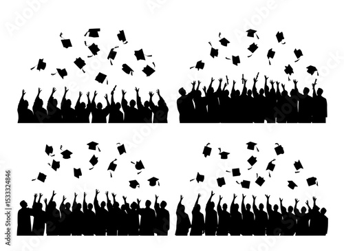 Celebrating Graduates Silhouette Group