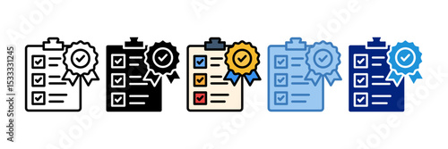 Quality Compliance Icon Element For Design