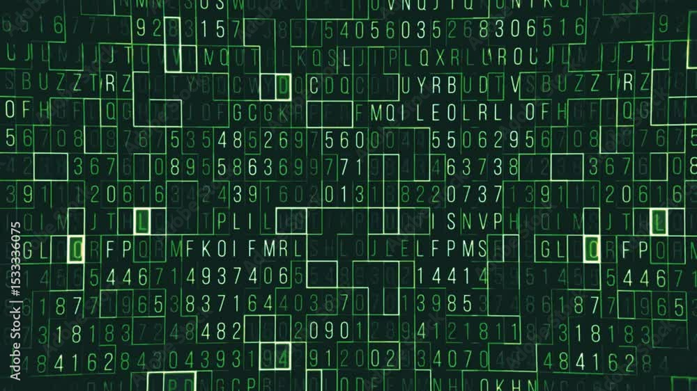 green binary code green binary code