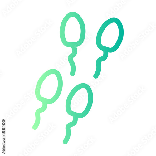 sperm gradient icon