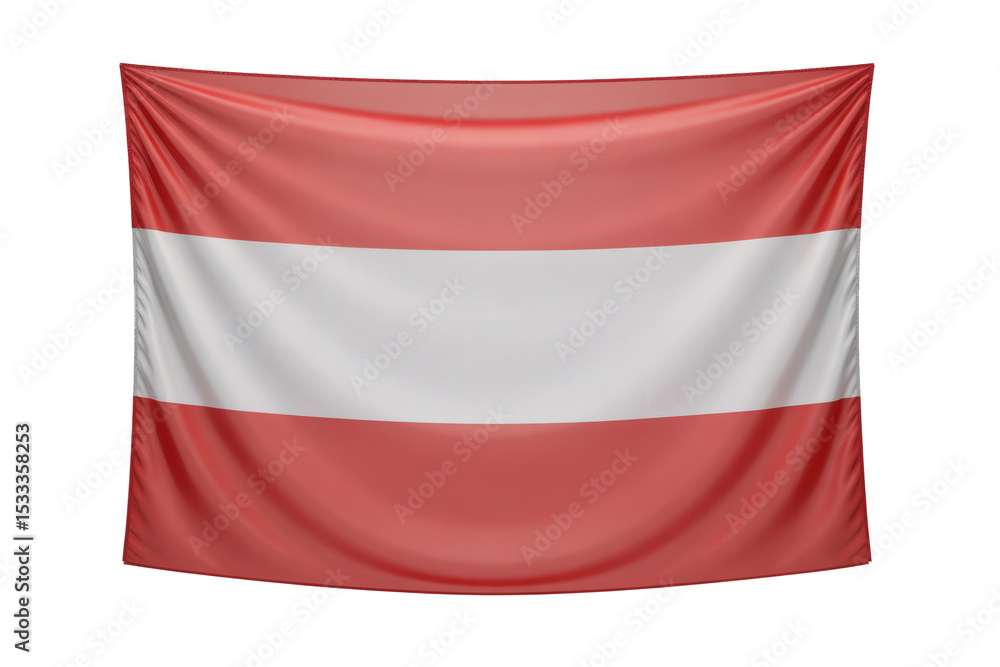 Obraz premium Austrian Flag A Waving Flag Image, High-Resolution Photo of the Austrian National Flag