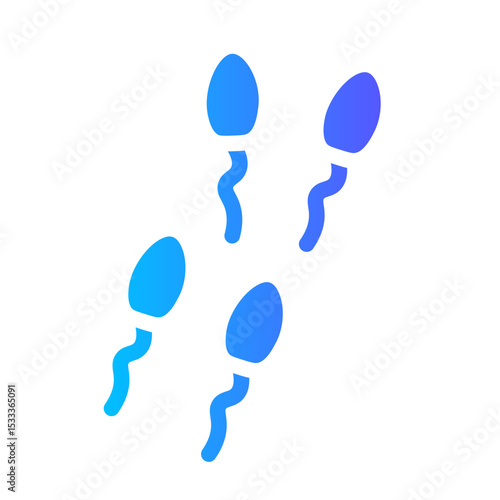 sperm gradient icon