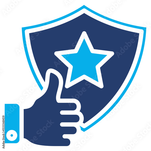 Reliable solid color icon