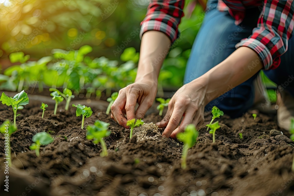 Ultra Hd Picture of Woman Sowing Seeds in a Seedbed for Planting in the Vegetable Garden Ultra Hd Picture of Woman Sowing Seeds in a Seedbed for Planting in the Vegetable Garden