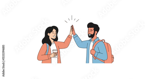 High Five: Collaborative Success and Celebration