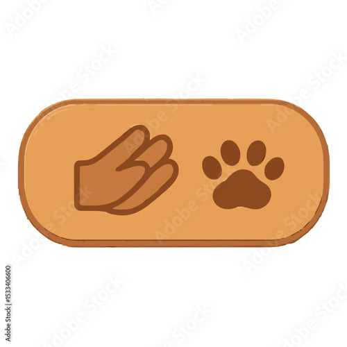 This is the button for the lovely pet application.