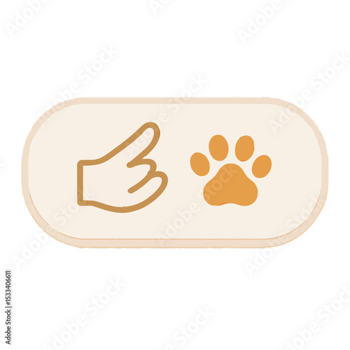 This is the button for the lovely pet application.