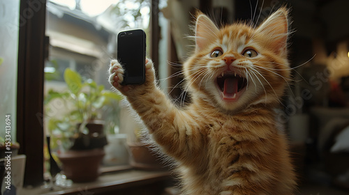 Ginger kittens hilarious selfie time