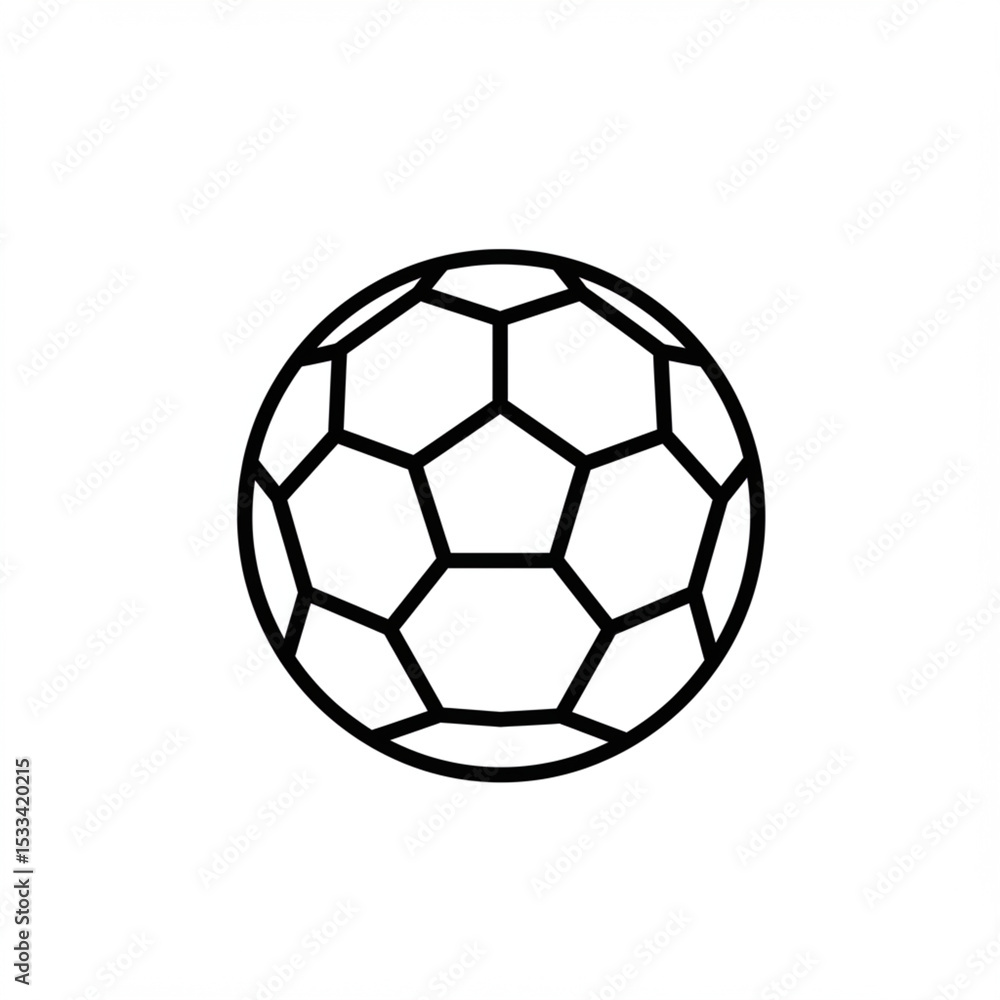 A classic hexagon-patterned soccer ball icon, perfect for sports, football, school, and recreational content.
A classic hexagon-patterned soccer ball icon, perfect for sports, football, school, and recreational content.