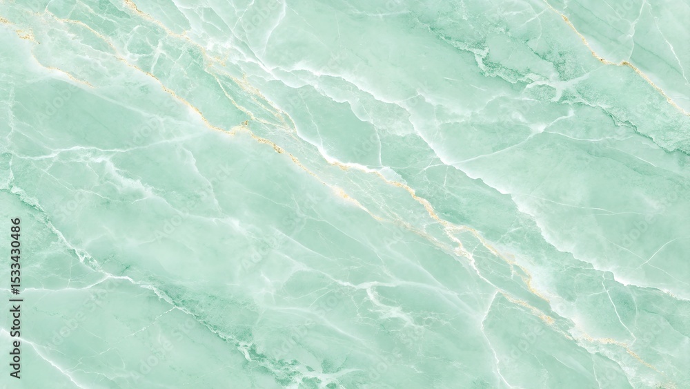 Fototapeta premium light green marble texture. Full frame background.