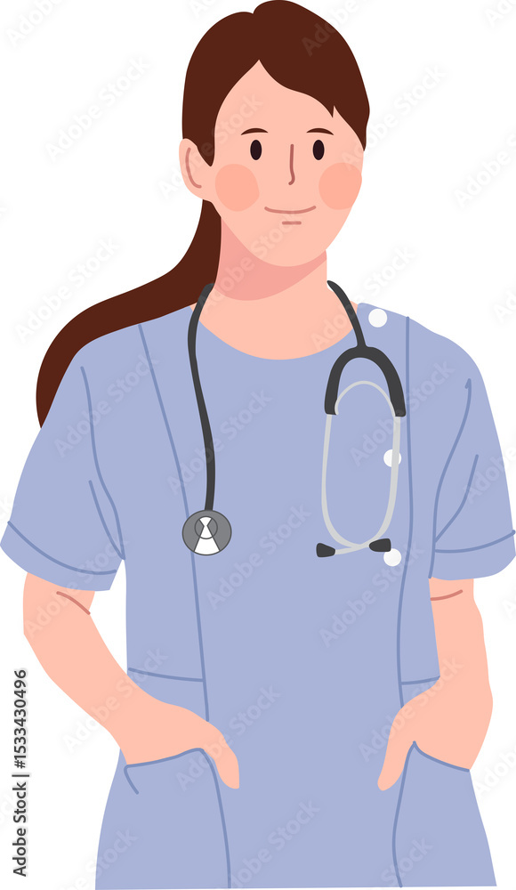 Female Nurse Illustration Female Nurse Illustration