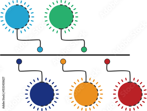 Cute Timeline Infographic Hand Drawn