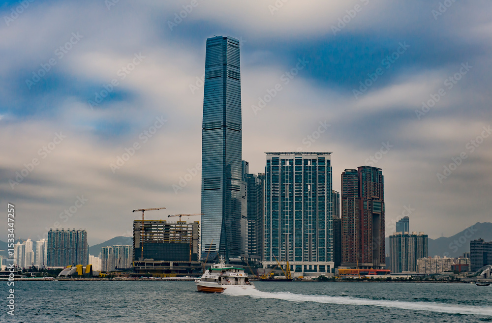 Naklejka premium Hongkong