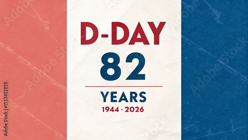 D-Day 82 Years Commemoration Design

