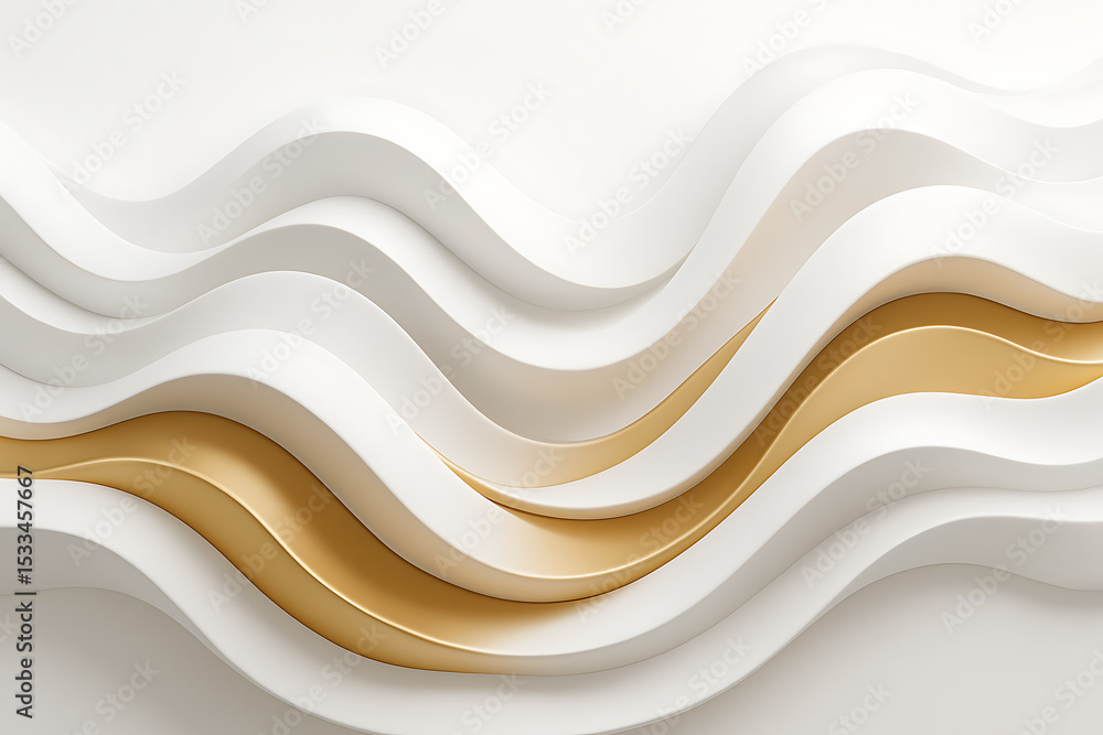 Obraz premium 골드 패턴 굴곡 배경