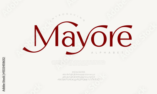 Modern serif with artistic script-like extensions, suitable for creative branding and logo design