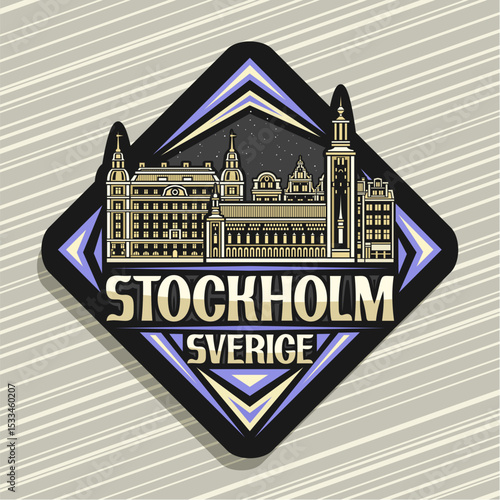 Vector logo for Stockholm