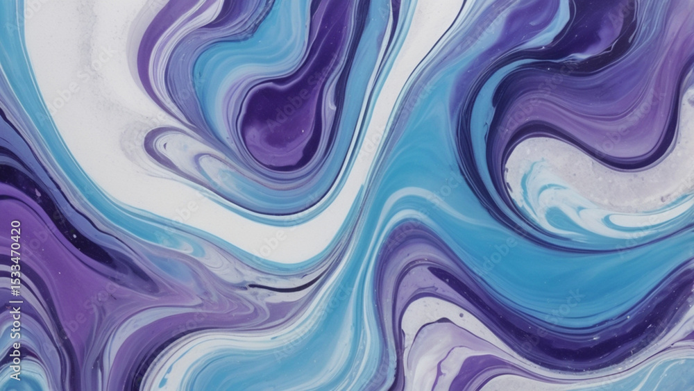 Fototapeta premium Marble acrylic seamless pattern, water texture, watercolor marble background. 
