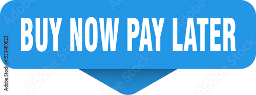 buy now pay later sticker. buy now pay later sign on transparent background