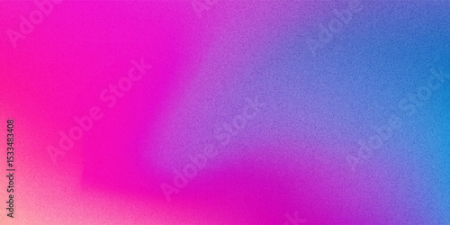 Pink magenta blue purple abstract color gradient background grainy texture effect web banner header poster design
