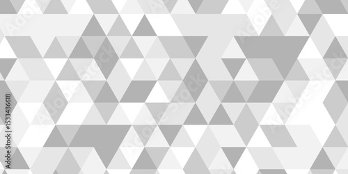 Overlap random vector element modern overlay diamond triangle mosaic paper white and gray low polygon web brochure layer space texture background.	