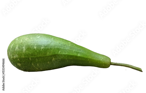 фотографія closeup of a calabash or bottle gourd isolated on a transparent background