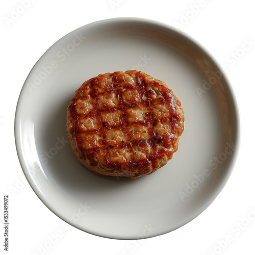 grilled meat on plate