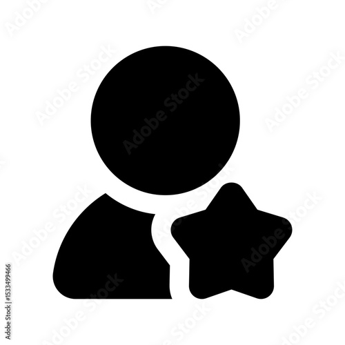 user role glyph icon