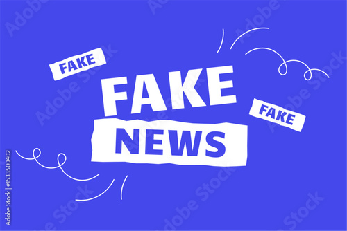 modern style fake news propaganda background