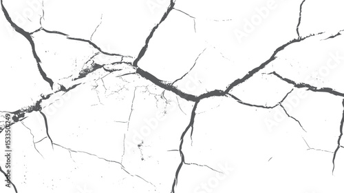 Cracked surface texture a detailed vector illustration for grunge designs and backgrounds