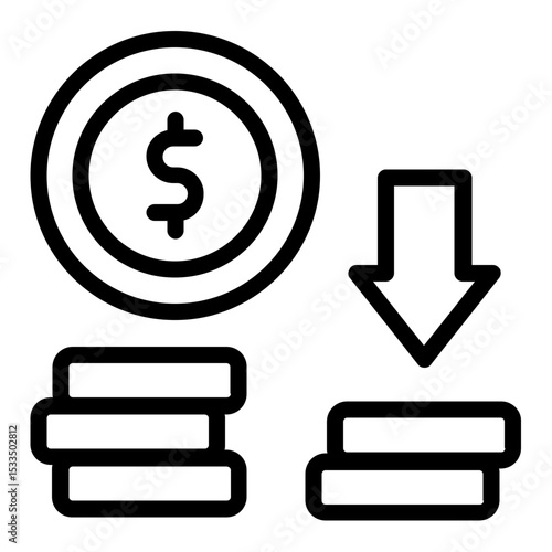 losses icon line