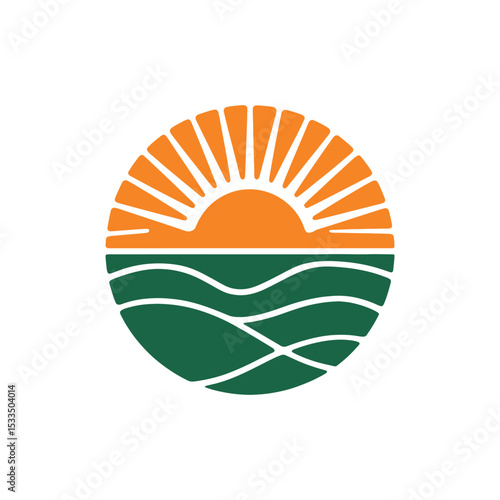 Modern Solar Energy Logo Design