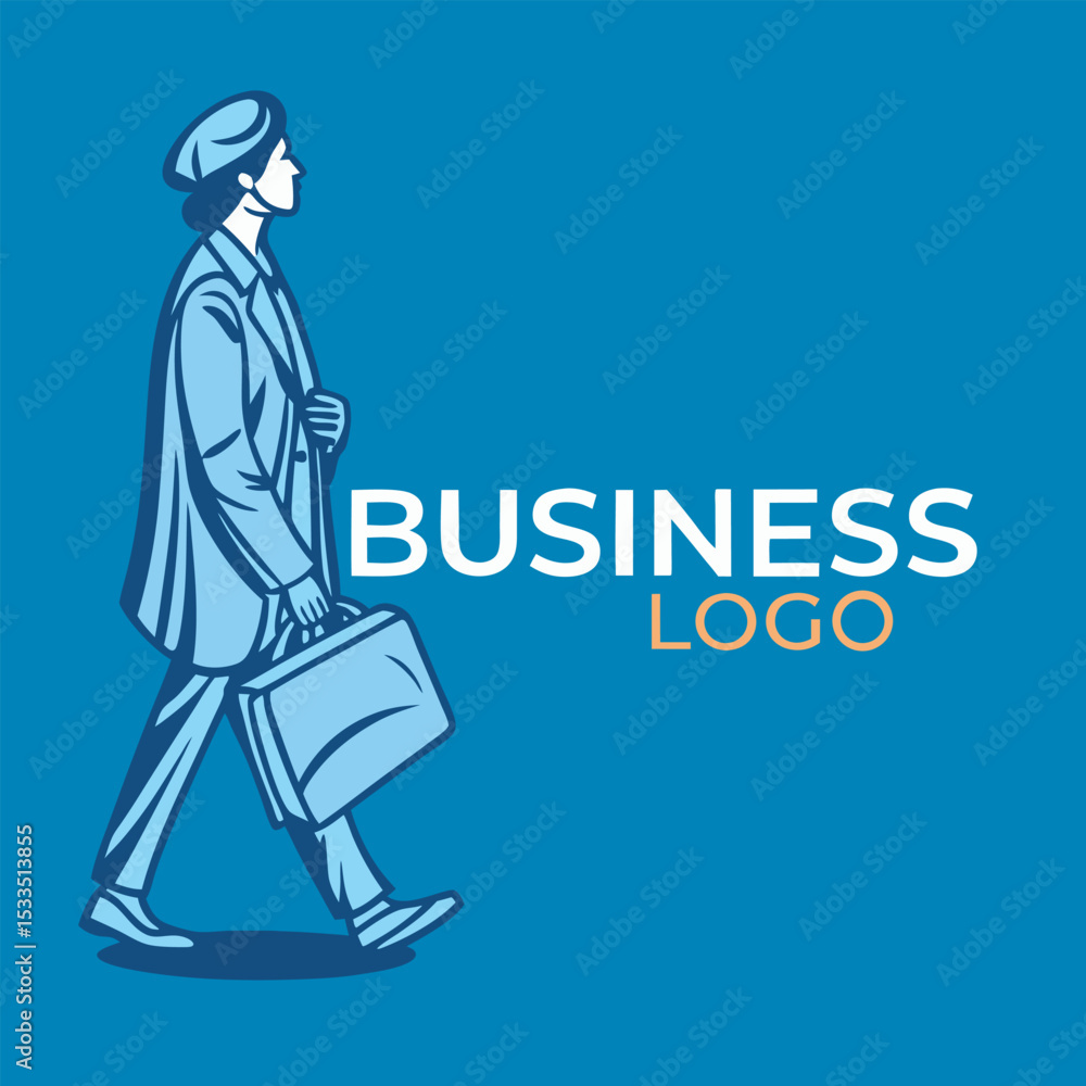 Business woman with a briefcase illustration free online. Business woman with a briefcase illustration free online.