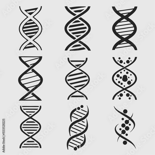 A vibrant illustration of a DNA helix, a fundamental molecule in genetics and biotechnology research, depicted as a double helix strand against a clean white background