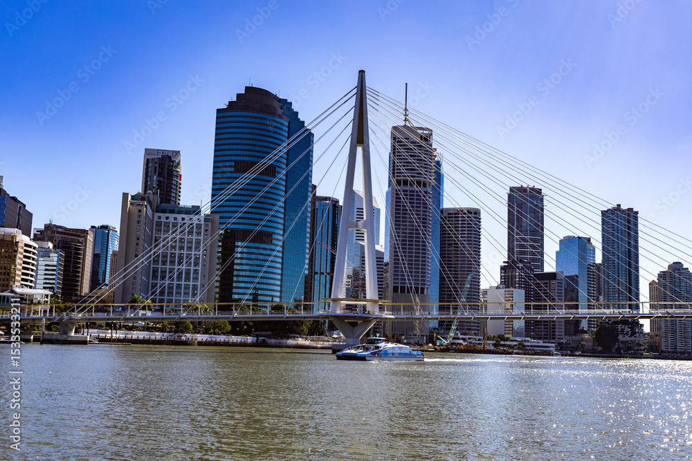 Obraz premium Brisbane Kangaroo Point Bridge