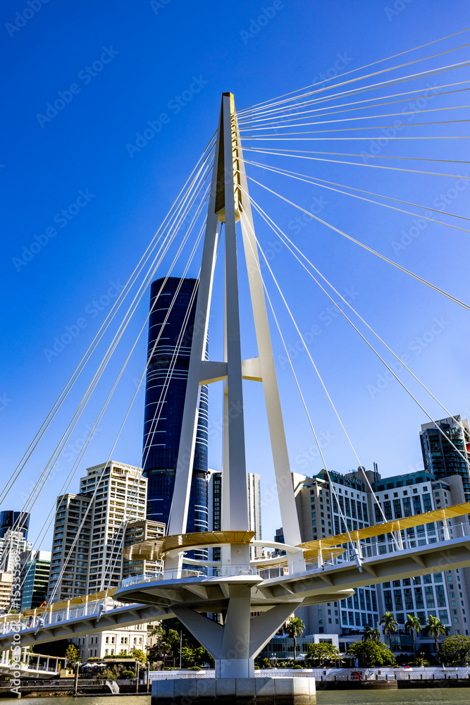 Obraz premium Brisbane Kangaroo Point Bridge