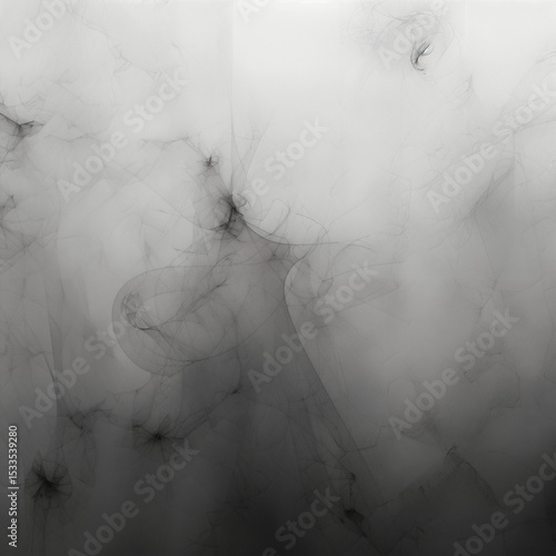 Ethereal Soft Grey Haze Background